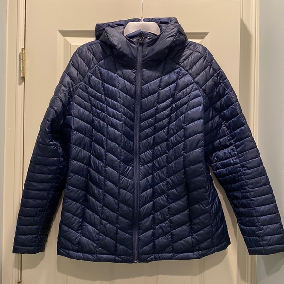 Lands' End Jackets & Coats Lands End Primaloft Hooded Dark Blue